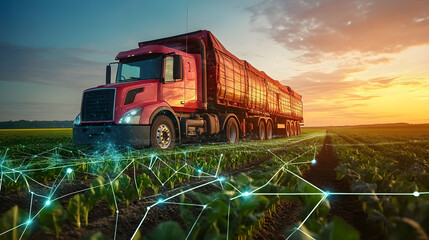 truck, car, transportation, road, transport, lorry, farm, industry, sky, field, old, equipment, blue, machine, isolated, vehicle, cargo, train, big, trailer, heavy, tractor, dump, green, toy