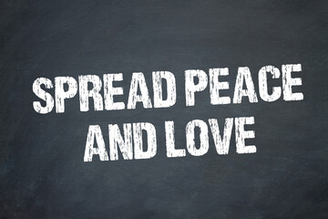 Obraz premium Spread Peace and Love 