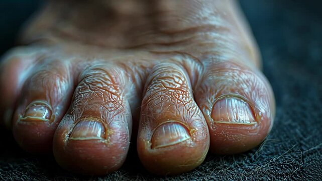 toenails hardened and thickened needing special care because of fungus