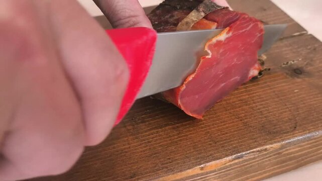 Corte de lomo ib&eacute;rico chacina embutido 