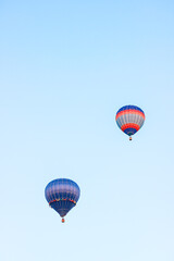 A colorful Hot  air balloon festival in Canada