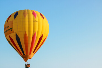A colorful Hot  air balloon festival in Canada