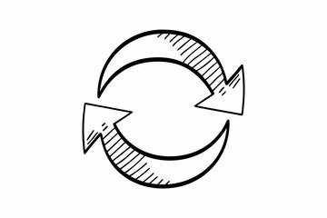 black and white arrows