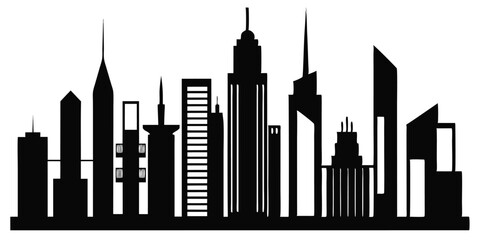 city skyline vector illustration