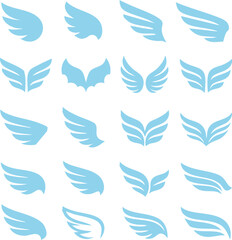 Wing Icon Set