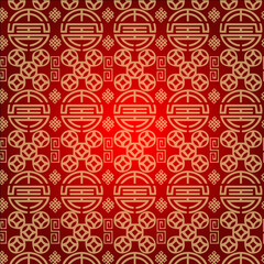 vector seamless pattern with hearts