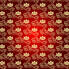 seamless pattern with flowers