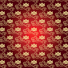 seamless pattern with flowers