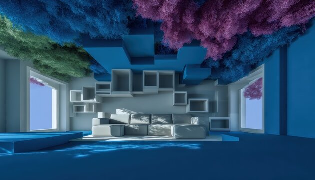 Futuristic interior design