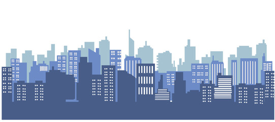 cityscape panorama city urban vector illustration