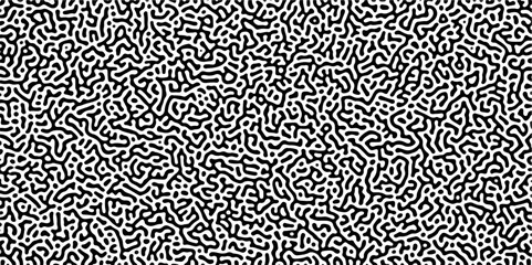 Abstract Reaction-diffusion Turing pattern natural texture gray gradient color scheme. Linear design with biological algorithm psychedelic background. Reaction-diffusion or truing patter	