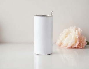 Versatile 20oz Blank White Tumblers in Rustic and Bright Settings