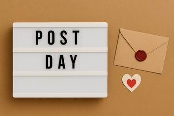 Celebrate Global Post Day with Heartfelt Letters and Love Symbols
