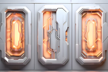 burning gas stove with flame