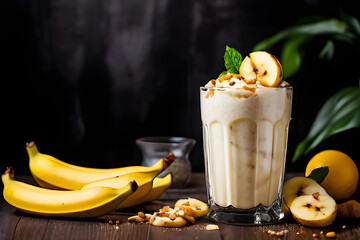 banana smoothie with banana