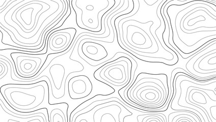 Topographic Line Illustration in Retro Geographic Style with Hand-Drawn Elevation Contours, Mountainous Landscapes, and a Nostalgic Hiking Map Aesthetic.