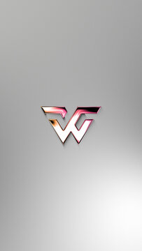 Clean Minimal Glossy Shadow Vertical Logo Reveal AET 288