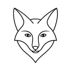 Minimal Fox Face