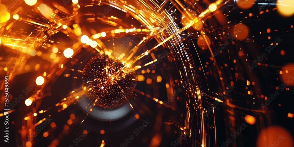 Poster a higgs boson decay event, with the resulting particles detected and analyzed, showing the standard 