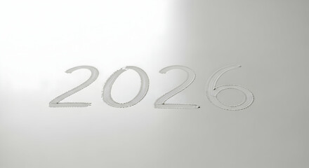 2026 New Year Minimalist Design