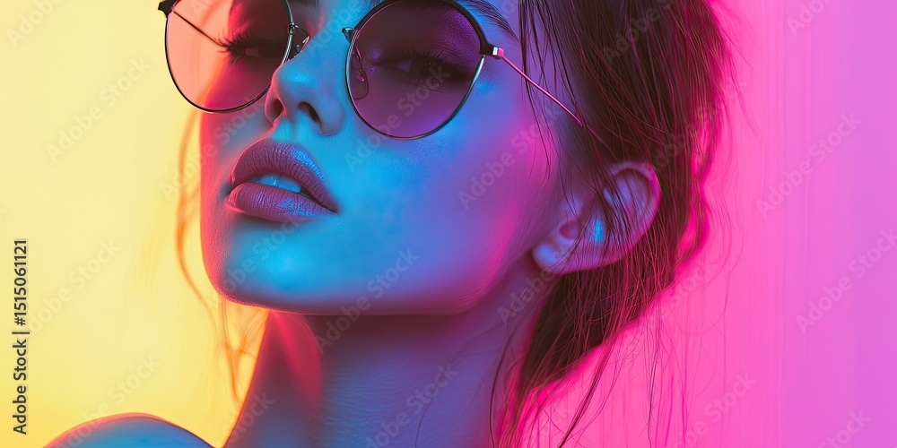 Fototapete A multi-color gradient background showcasing rainbow-like transitions, where bold and lively colors create a cheerful and energetic design.