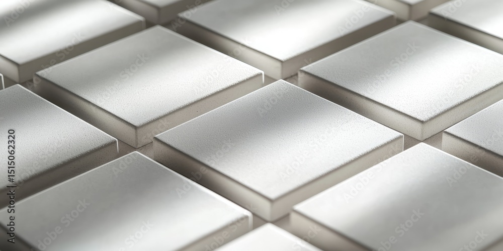 Poster simple squares featuring soft shadows and neutral tones, ideal for minimalist contemporary backgroun