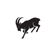 goat vector illustration silhouette 
