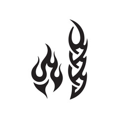 tribal tattoo design silhouette 