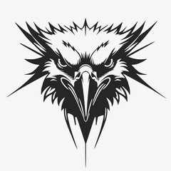 Abstract Winged Design Representing Flight, Speed, or Freedom