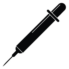 Fototapeta premium syringe isolated on white background