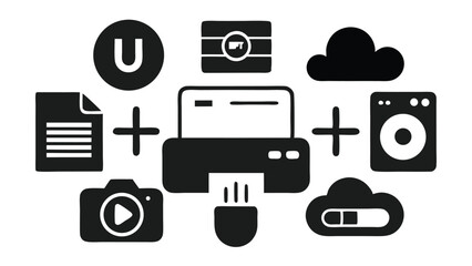 set of icons for web
