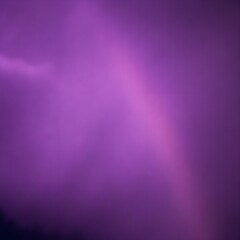 Fototapeta premium Dramatic purple rainbow and lightning storm, a captivating atmospheric phenomenon.