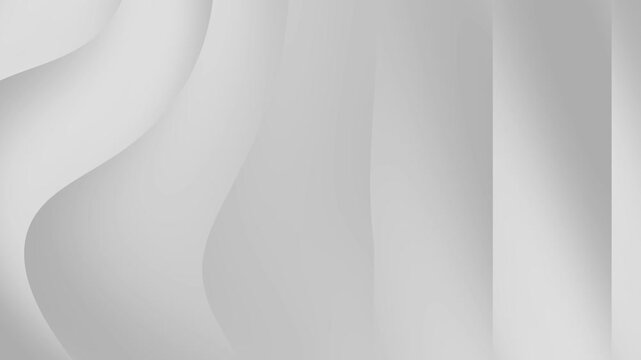 Abstract corporate gradient grey wave curve motion 4k background seamless looping
