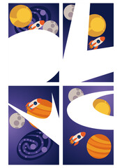 colorful alien planet