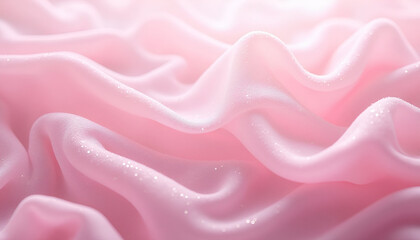 Obraz premium Soft Pink Fabric Texture with Glitter – Dreamy Pastel Aesthetic Background