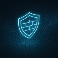 Firewall Shield in Digital Space	