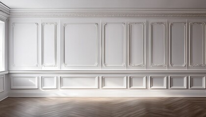 white wall featuring trim and crown molding