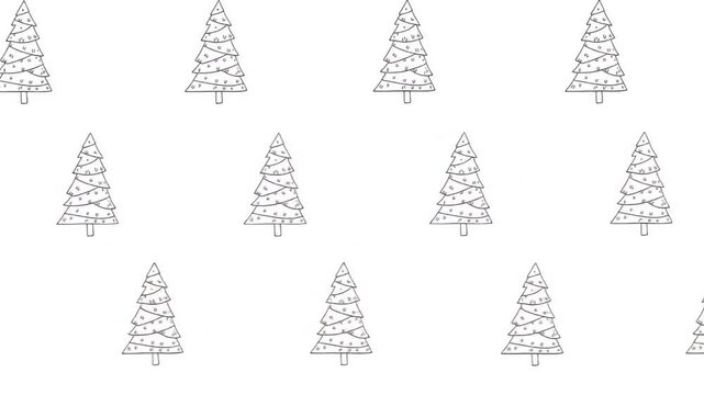 Christmas tree pattern design