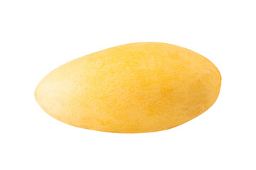 Yellow Mango, cutout, full depth of field.