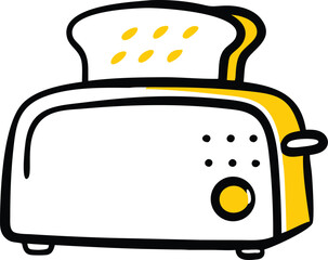 Toaster vector illustration