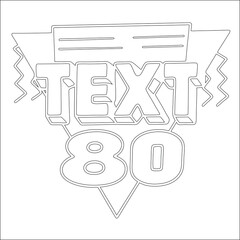 Fototapeta premium Circuit board alphabet icons: a vector illustration set of circuit symbols and elements for technology and communication design