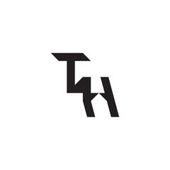 logo alphabet esport gaming  design modern futuristic TH Initial monogram sport Alphabet