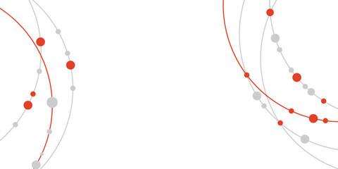 Circular lines with dots