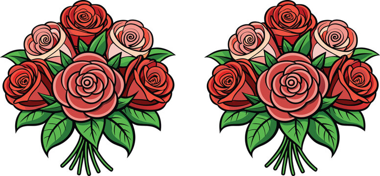 rose bush cartoon images