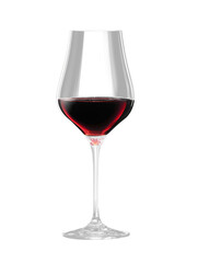 A glass of wine on a transparent background, PNG