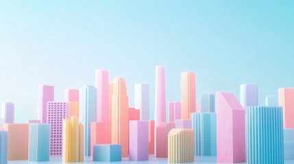 Pastel Cityscape