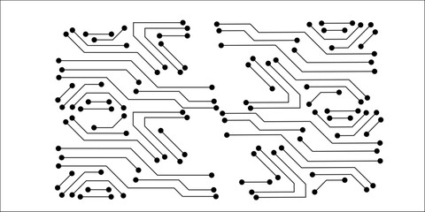 Technology circuit board background. design. Communication concept. Vector illustration 