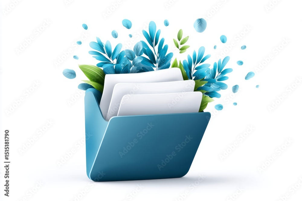 Poster secure file management system for efficient workflow - streamlined document organization, effortless
