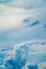 An intentionally soft-focus image of a dramatic sky with evocative clouds, designed as a subtle backdrop for creatives—allowing foreground elements in web or media projects to take center stage
