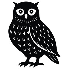 snowy owl vector